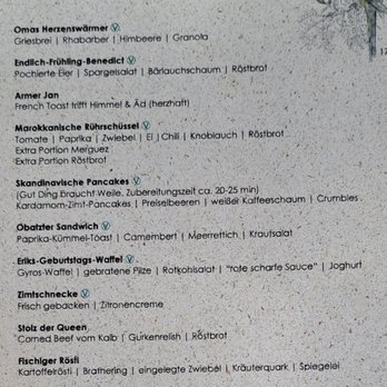 NeoBiota - Frühstücksmenü / Breakfast menu. 2023 04 27. M1. - Breakfast & Brunch Near Me - Cologne, NW