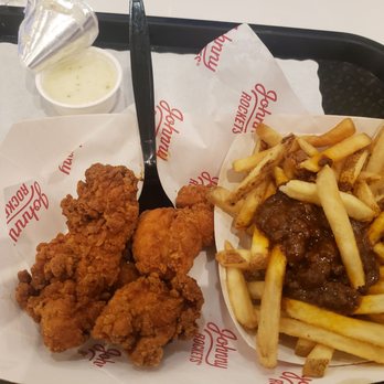 Johnny Rockets - Chicken Tender and chili fries - Burgers Near Me - Las Vegas, Nevada Johnny Rockets - Chicken Tender and chili fries - Burgers Near Me - Las Vegas, Nevada