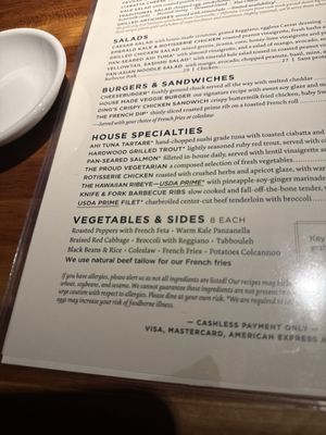 Menu photo 1 Houston's Restaurant Irvine, CA Menu photo 1 Houston's Restaurant Irvine, CA