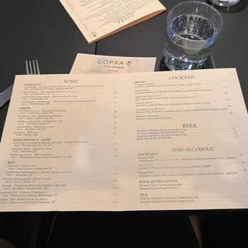 Copra - Menu - Indian Near Me - San Francisco, California