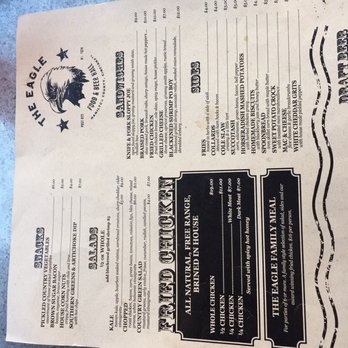 The Eagle Louisville - Food menu - Southern Near Me - Louisville, Kentucky