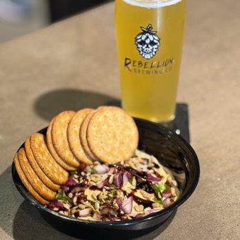 Rebellion Brewing - Hummus Bowl - Brewpubs Near Me - Auburn, California Rebellion Brewing - Hummus Bowl - Brewpubs Near Me - Auburn, California