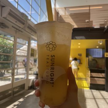 Sunright Tea Studio - Little Tokyo - mango yakult with jasmine tea jelly - Coffee & Tea Near Me - Los Angeles, California Sunright Tea Studio - Little Tokyo - mango yakult with jasmine tea jelly - Coffee & Tea Near Me - Los Angeles, California