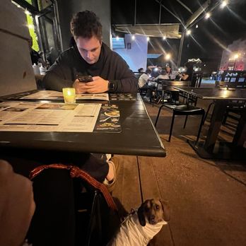 JINYA Ramen Bar - Thornton Park - Outside seating is dog friendly which is a huge plus for us! - Ramen Near Me - Orlando, Florida