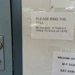 US Post Office - Go inside, and then ring the bell to reach the innermost area
