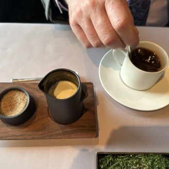 Canlis - My only photo: coffee service. Even these dishes made my wishlist! - New American Near Me - Seattle, Washington