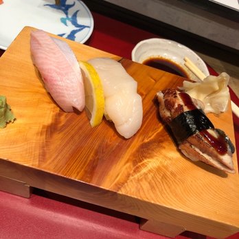 Furusato Sushi - Yellowtail, Scallop, and Eel - Japanese Near Me - Honolulu, Hawaii