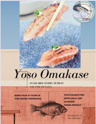 Menu photo 2 Yoso Sushi Miami, FL Menu photo 2 Yoso Sushi Miami, FL