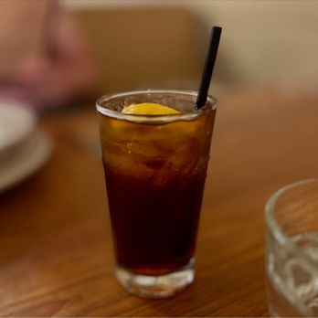 Wool Growers Restaurant - Picon aka picon punch aka basque cocktail -- Torani Amer, grenadine, brandy, club soda w/ lemon twist. - Basque Near Me - Bakersfield, California Wool Growers Restaurant - Picon aka picon punch aka basque cocktail -- Torani Amer, grenadine, brandy, club soda w/ lemon twist. - Basque Near Me - Bakersfield, California