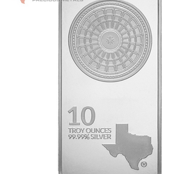 Texas Precious Metals - The 10oz. Texas Silver Bar.