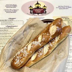 European Street Cafe - Jumbo German Pretzel Sticks Truly DELICIOUS Treat - August 25, 2024