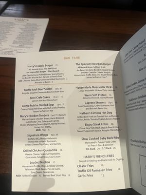 Menu photo 6 Harry's Bar San Francisco, CA