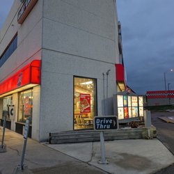 Restaurant exterior as I hit the drive-thru