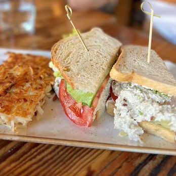The Table - Tuna Sandwich with side of hashbrown - New American Near Me - San Jose, California