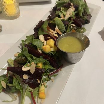 Santa Barbara FisHouse - best beet salad with dressing on the side. - Seafood Near Me - Santa Barbara, California Santa Barbara FisHouse - best beet salad with dressing on the side. - Seafood Near Me - Santa Barbara, California