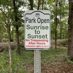 Jacksonville-Baldwin Rail-Trail - Park Hours...