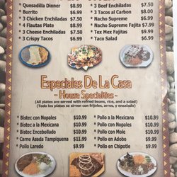Restaurante Y  Taqueria Mary - Menu