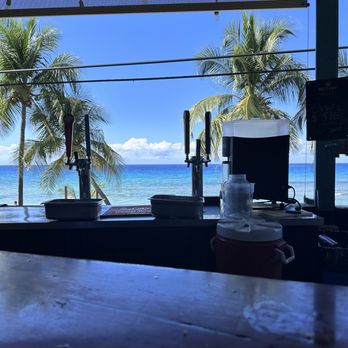 The Landing Beach Bar - View from the bar - New American Near Me - Christiansted, Virgin Islands The Landing Beach Bar - View from the bar - New American Near Me - Christiansted, Virgin Islands