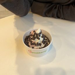 Pomegranate and original swirl with chocolate chips Pomegranate and original swirl with chocolate chips