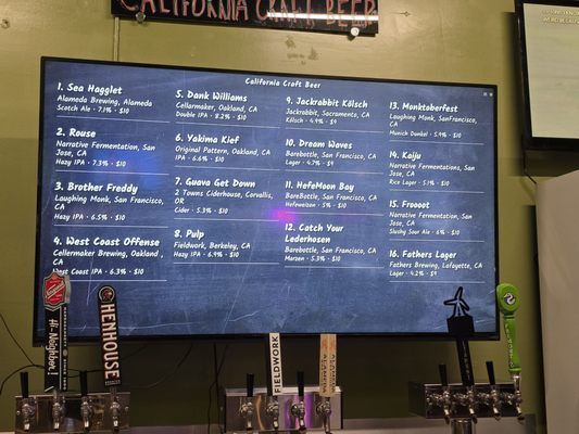 Menu photo 1 California Craft Beer Fremont, CA