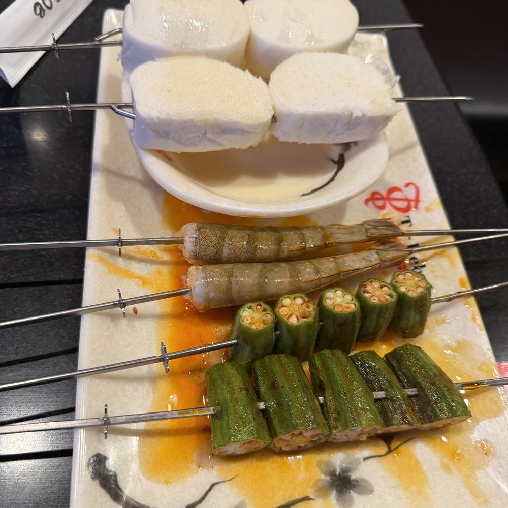 T - Kebob T 串 - buns, shrimp, okra IG/TikTok: reservationforfrancesca - Barbeque Near Me - Garden Grove, California T - Kebob T 串 - buns, shrimp, okra IG/TikTok: reservationforfrancesca - Barbeque Near Me - Garden Grove, California