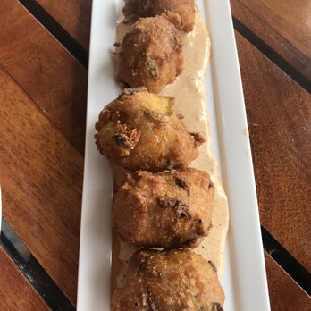 Alice's - Shrimp & Grit Hushpuppies - New American Near Me - Lake Hopatcong, New Jersey