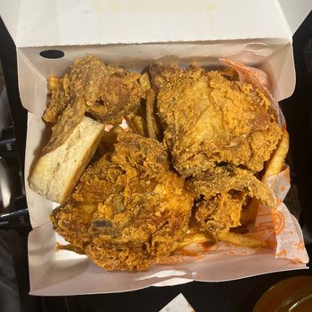 Popeyes - a box of fried chicken and french fries - Fast Food Near Me - Rego Park, New York Popeyes - a box of fried chicken and french fries - Fast Food Near Me - Rego Park, New York