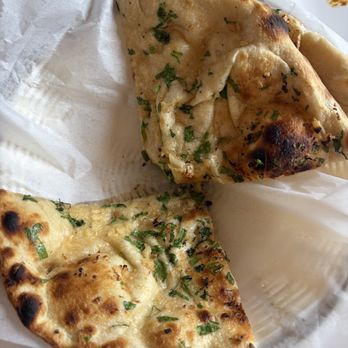 Taj of India Cuisine - Garlic Naan - Indian Near Me - Washington, DC, District of Columbia