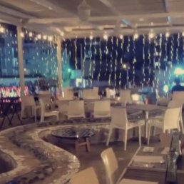 Upstairs interior at the rooftop