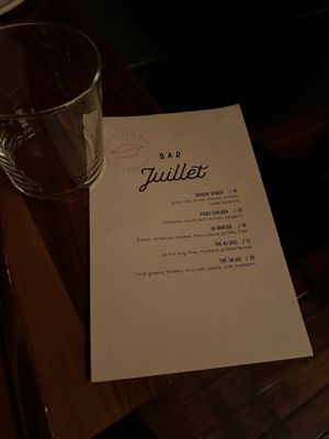 Menu photo 4 Bar Juillet Ashland, OR Menu photo 4 Bar Juillet Ashland, OR