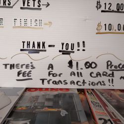 The Cut Connection Barbershop - Note $1 transaction fee for card - bring cash!
