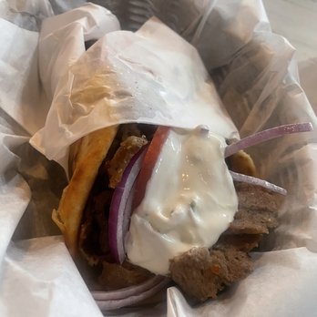 The Med - House-Made Gyros Sandwich - Mediterranean Near Me - Indianapolis, Indiana The Med - House-Made Gyros Sandwich - Mediterranean Near Me - Indianapolis, Indiana