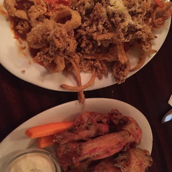 Elephant & Castle - Calamari and Salt and Pepper Chicken Wings - British Near Me - Washington, DC, District of Columbia