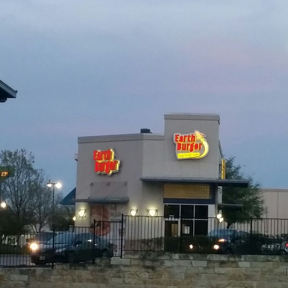 Earth Burger - Sit inside, outside, or drive thru - all until 10 pm. (9 pm Fridays) - Burgers Near Me - San Antonio, Texas Earth Burger - Sit inside, outside, or drive thru - all until 10 pm. (9 pm Fridays) - Burgers Near Me - San Antonio, Texas
