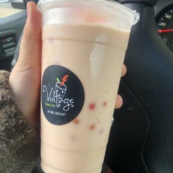 Voltage Bubble Tea - Mango Strawberry Blended