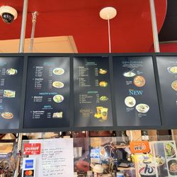 Updated menu