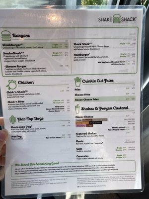 Menu photo 3 Shake Shack Kirkland Kirkland, WA Menu photo 3 Shake Shack Kirkland Kirkland, WA