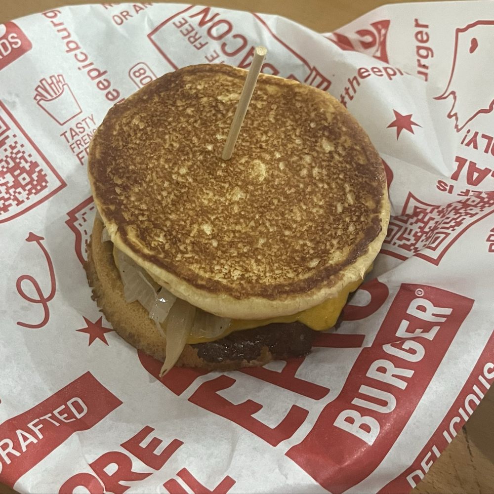 Epic Burger - Notice- the "patty melt" is not on toast- its on a toasted REGULAR bun just turned upside down. - Burgers Near Me - Skokie, Illinois