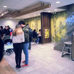 McDonald's - No more crowds waiting on long lines, since ordering food & payment is done @ kiosk, counter just to pick up the food