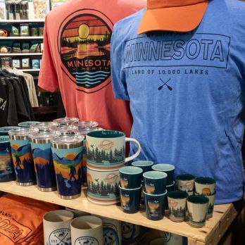 Love From Minnesota - Love From Minnesota's Land of 10,000 Lakes collection includes shirts, hats and drinkware. - Souvenir Shops Near Me - Bloomington, Minnesota