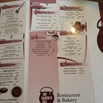 Crack'd Pot Restaurant & Bakery - Menu, outside. - American Near Me - Sioux Falls, South Dakota