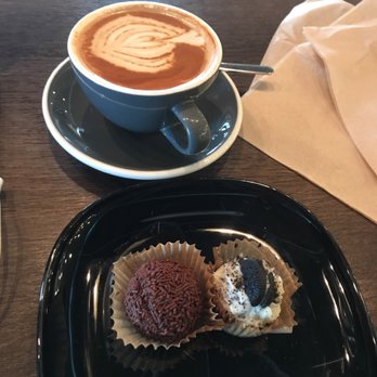 Tout Suite - Flat white with soy and a Tuesday special---yum! - Cafes Near Me - Houston, Texas Tout Suite - Flat white with soy and a Tuesday special---yum! - Cafes Near Me - Houston, Texas