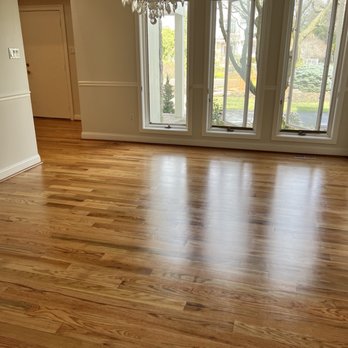 AAA Floor Refinishing - Our refinished dining room - Flooring Near Me AAA Floor Refinishing - Our refinished dining room - Flooring Near Me