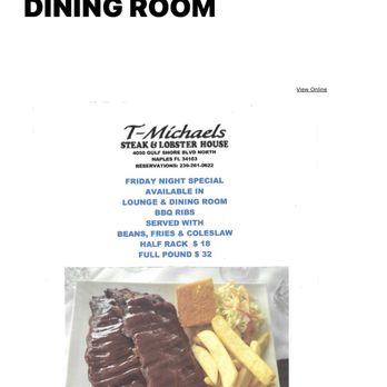 T Michaels - Steakhouses Near Me - Naples, Florida