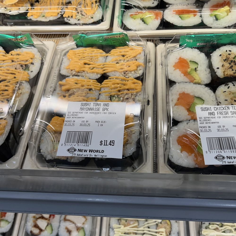 New World Supermarket - Grocery store sushi - Grocery Near Me - Wellington, WGN
