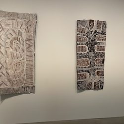Museum of Contemporary Art - Pigments on bark