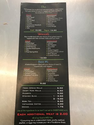 Menu photo 8 Pho Real Breckenridge, CO Menu photo 8 Pho Real Breckenridge, CO