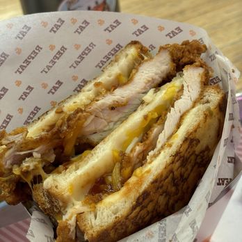 Big Chicken - Crispy Chicken Grilled Cheese (Combo) - Chicken Shop Near Me - Las Vegas, Nevada Big Chicken - Crispy Chicken Grilled Cheese (Combo) - Chicken Shop Near Me - Las Vegas, Nevada