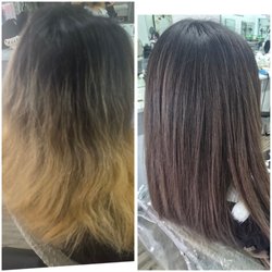 Toning  and Karetin treatment