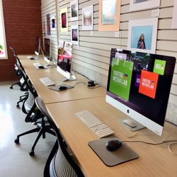 Carmel Digital Media Lab - Lots of computers with software like Lightroom, Photoshop and more